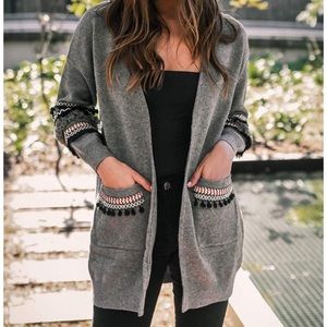 BOHO long sleeve cardigan